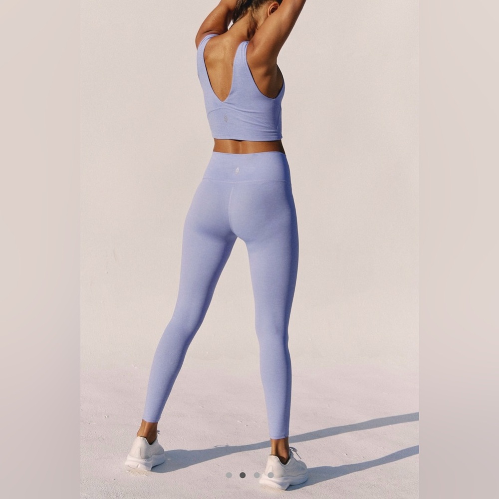 Free People Movement Never Better 7/8 Leggings in Blueberry Heather NWT - Picture 4 of 4